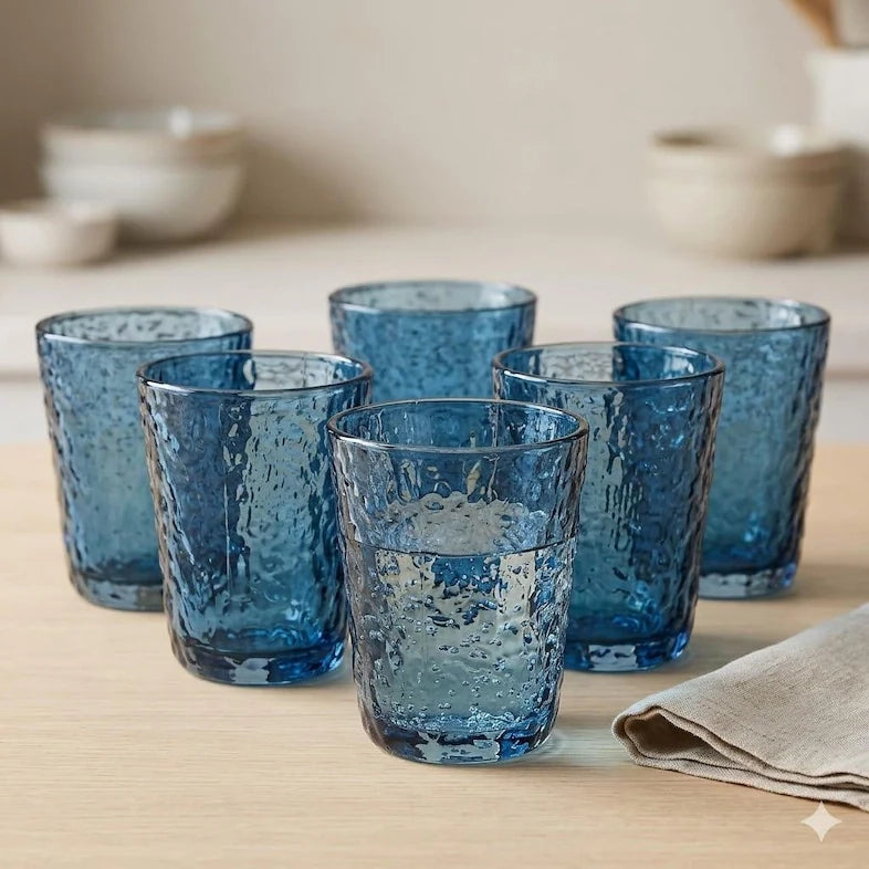 Set 6 bicchieri Elsa Azzurro Cc 270