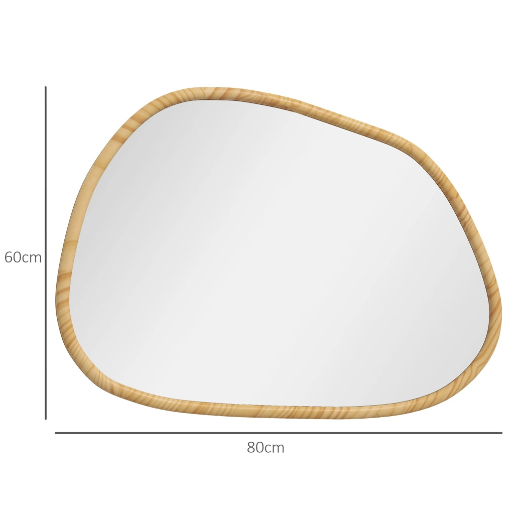 Specchio da parete in legno massello vintage ¨C Minimal ¨C 80x60 cm