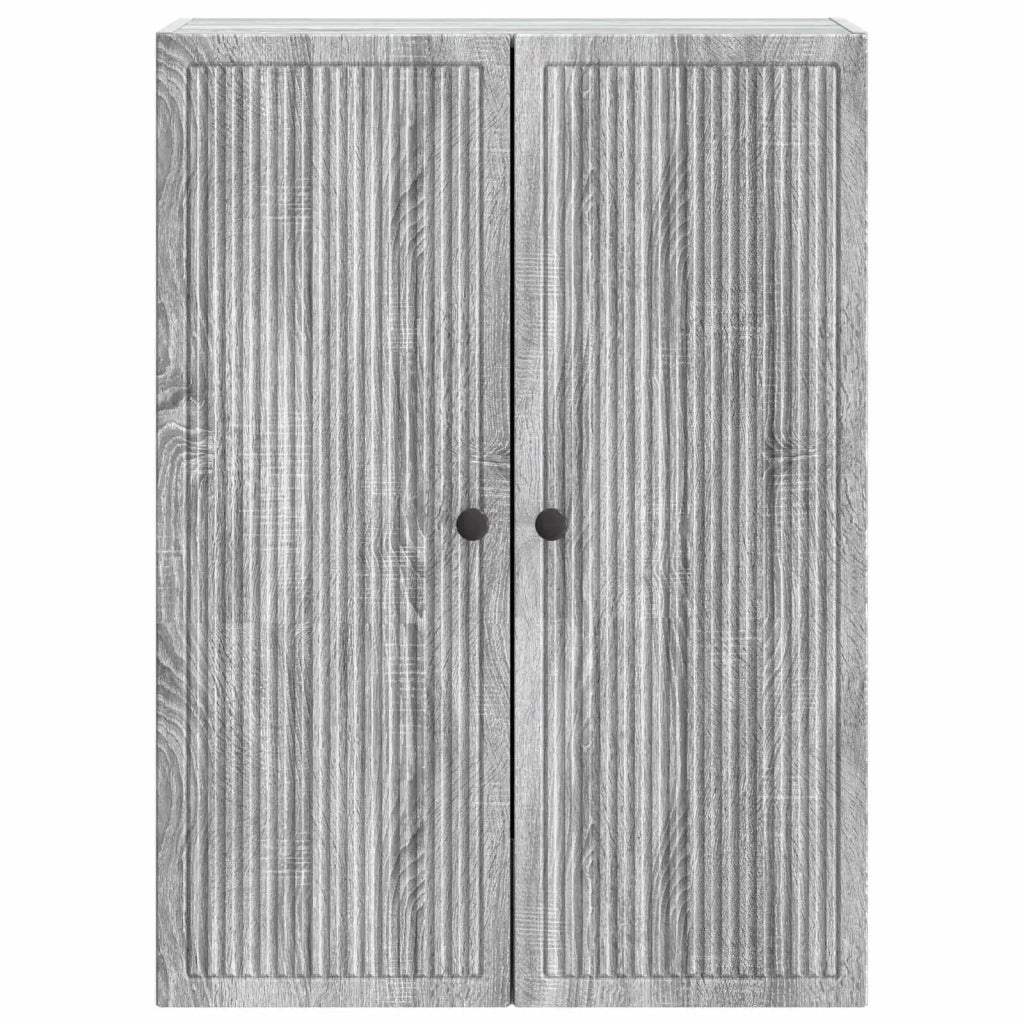 Armadietto a Muro | Mobiletto a muro Sonoma grigio 66 x 34,5 x 90 cm