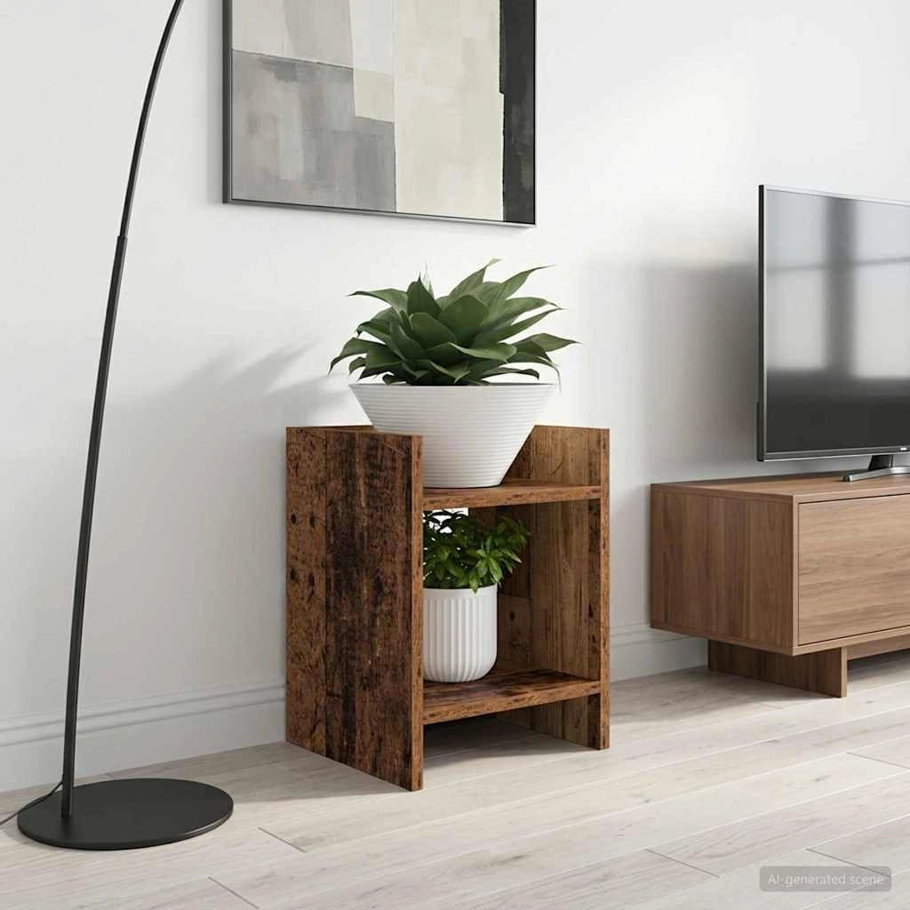 Supporto per piante Legno antico 30 x 30 x 40 cm 899622