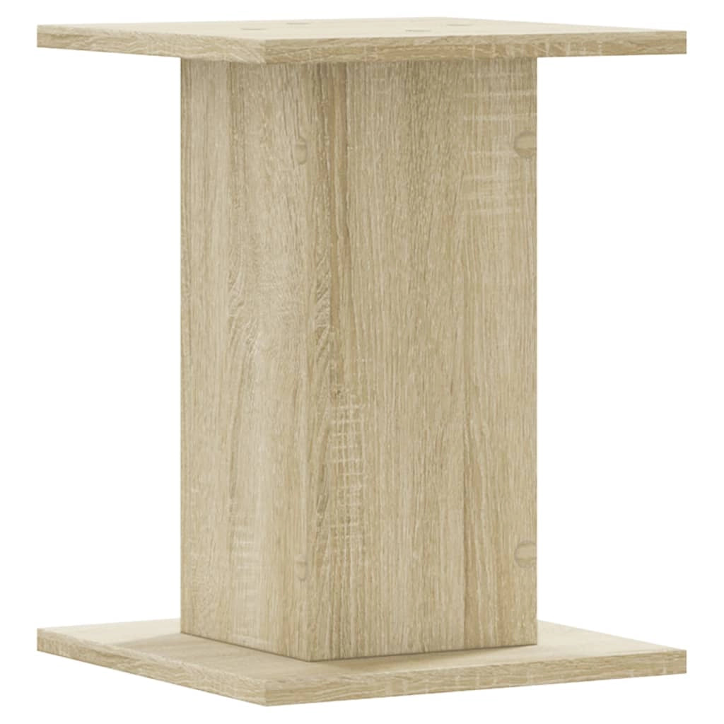 Supporti per piante mobili per fiori set da 2 legno ingegnerizzato Sonoma marrone 02_0045344