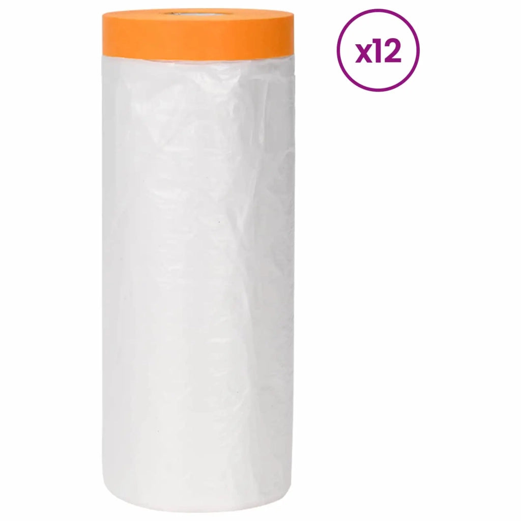 Telo per polvere con nastro adesivo 12 pz 210 x 2000 cm HDPE CFW8401959