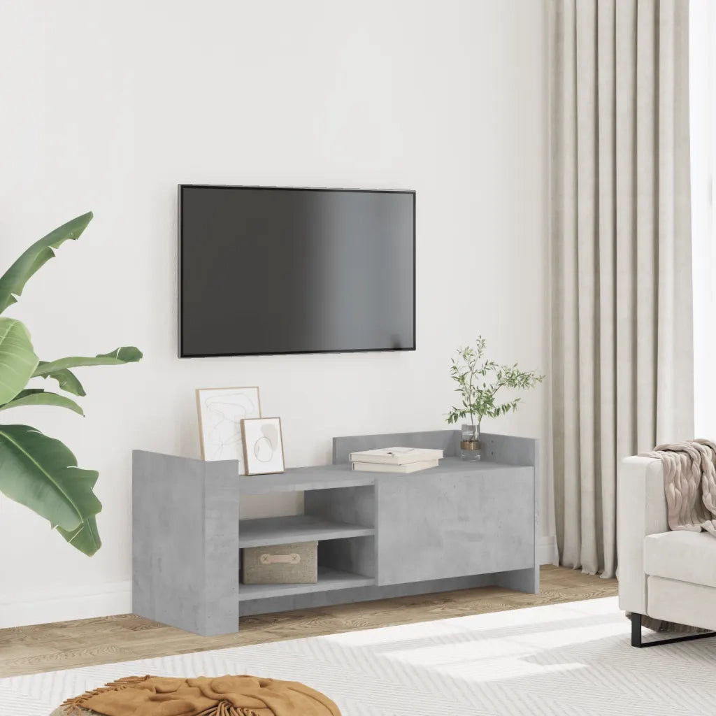Mobile per TV | Armadietto TV | Mobile Porta TV Grigio Cemento 100x35x40 cm Legno Multistrato