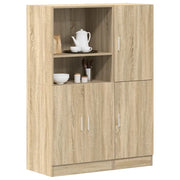 Set di Mobili da Cucina 2 pz-Armadietto Cucina Rovere Sonoma in Truciolato