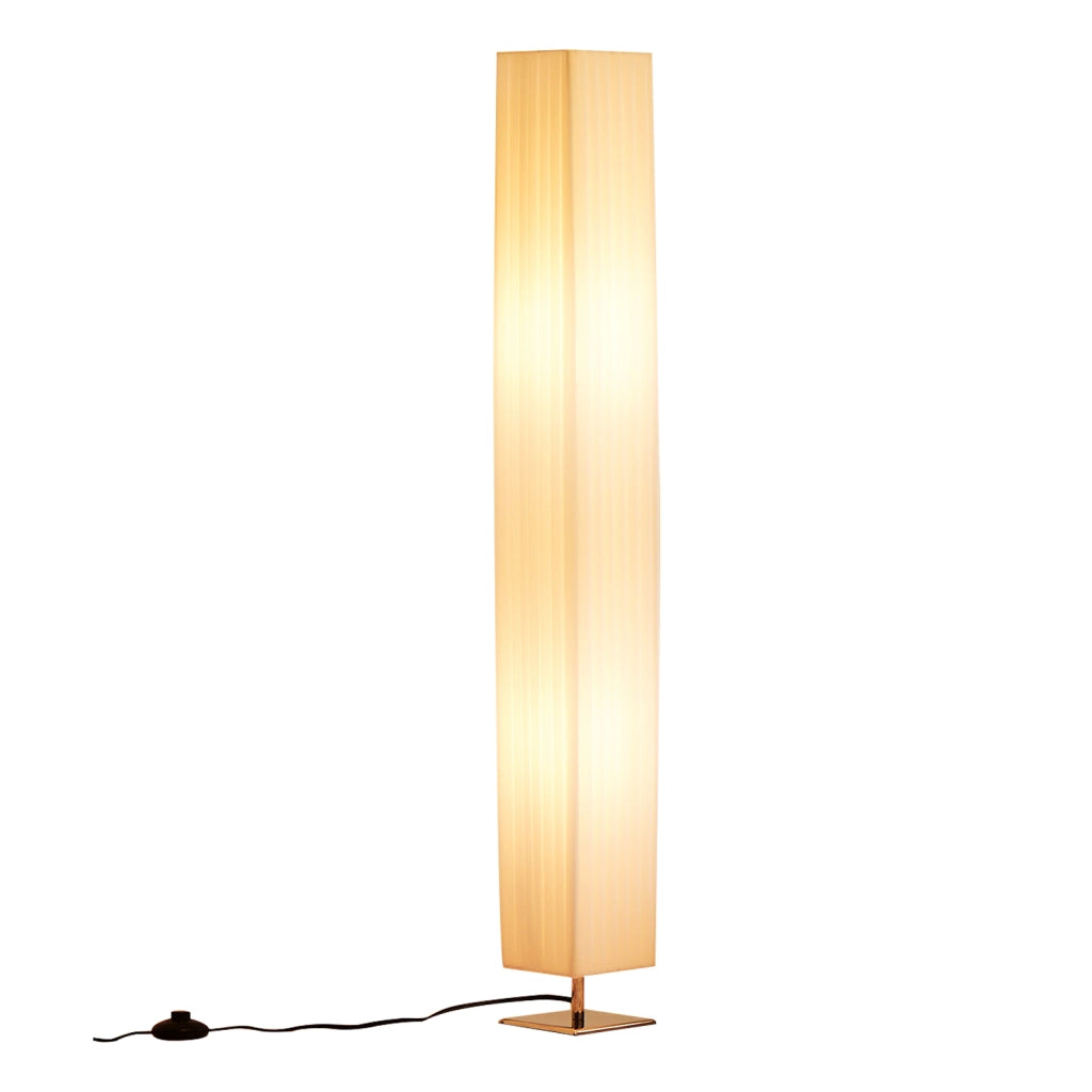 Lampada da Terra Moderna ¨C Xylo ¨C Bianco con Interruttore 120cm