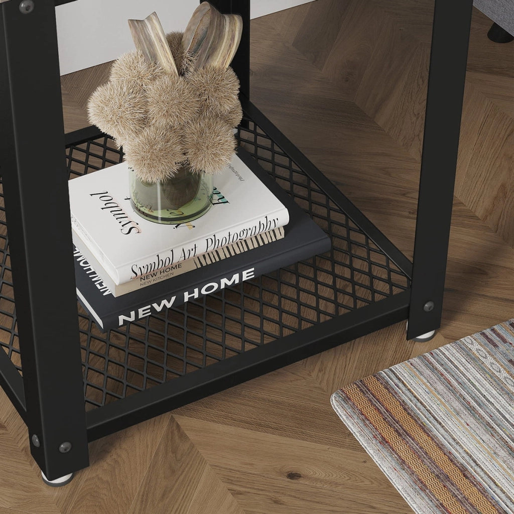 Tavolino versatile Sonoma in stile industriale