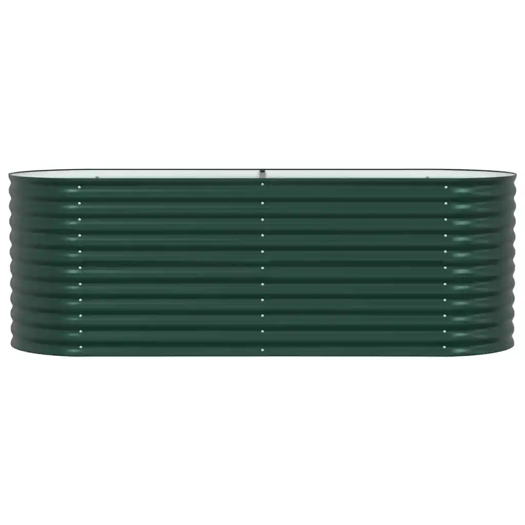 Letto Rialzato Verde 240 x 80 x 81 cm Acciaio 42008124