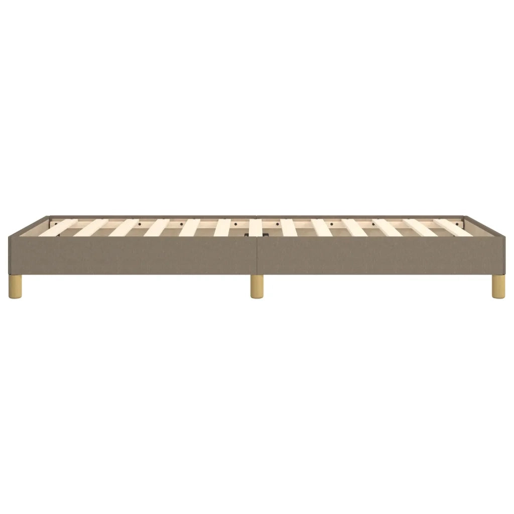 Giroletto senza Materasso-Struttura Letto Tortora 90x190 cm Tessuto 207458