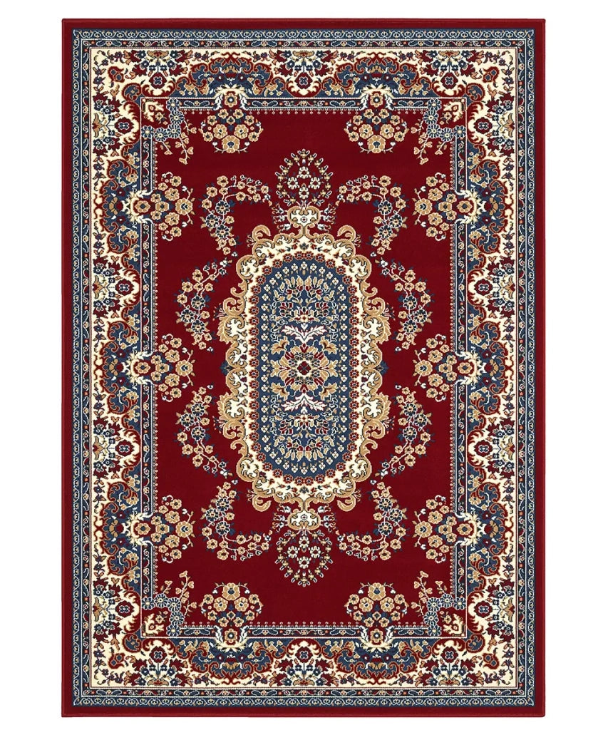 Tappeto ROYAL SHIRAZ 2063 ROSSO cm.140x210 arredo salotto disegno moderno geometrico arredo casa