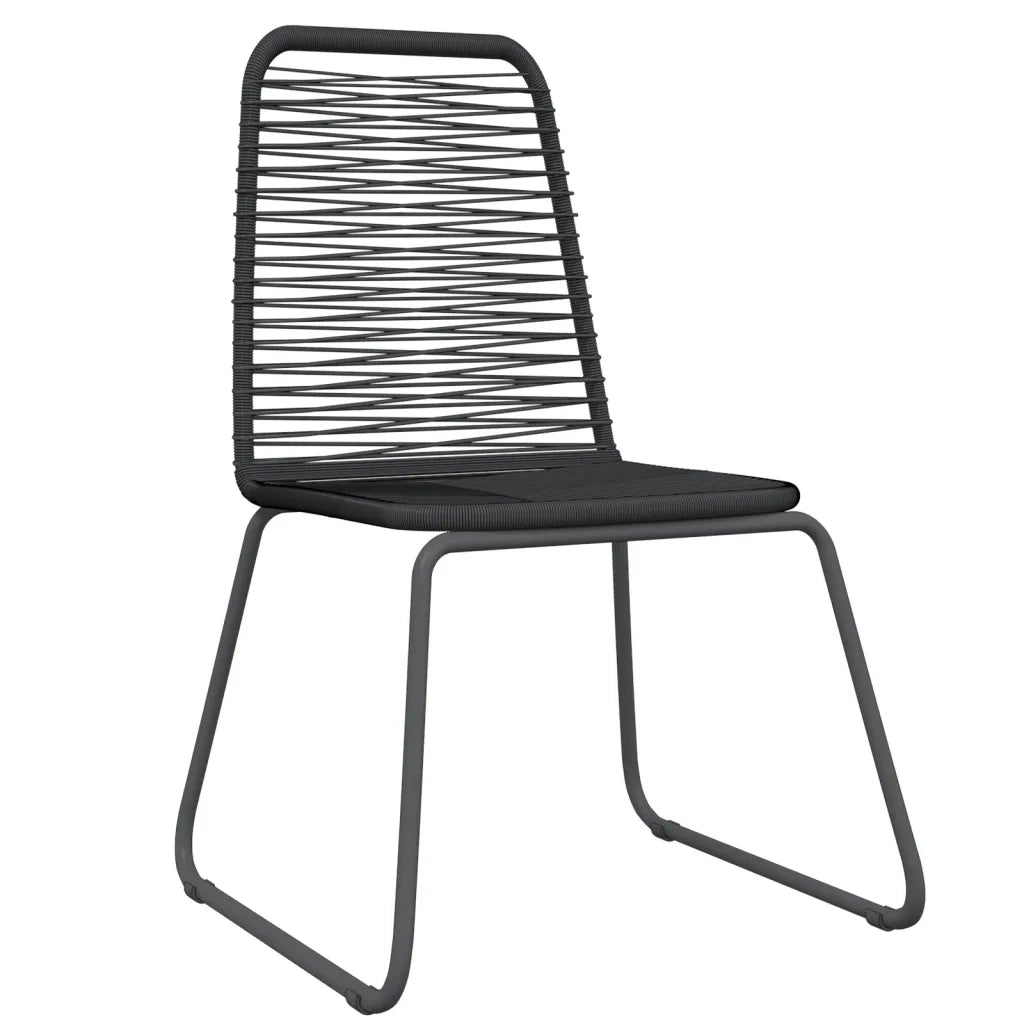Set da Pranzo da Giardino 5 pz Nero 3099091