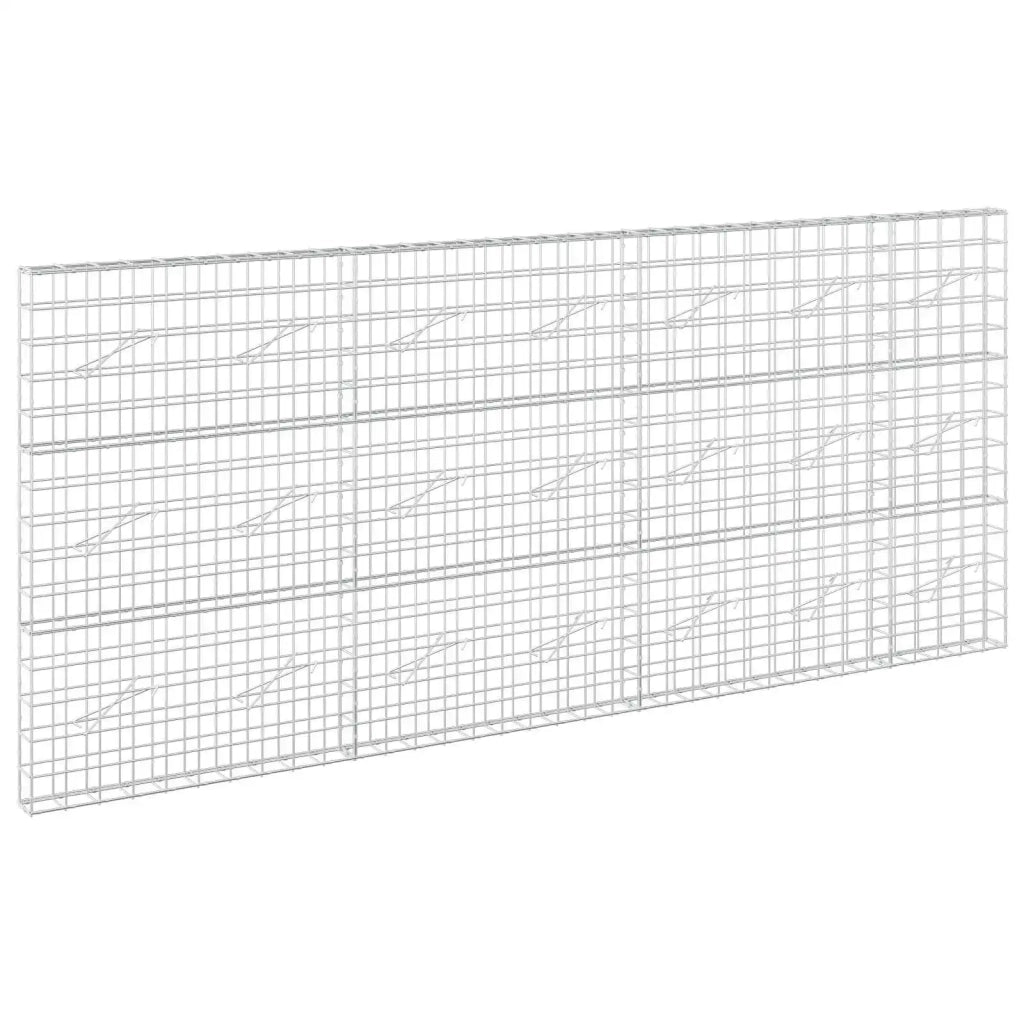 Gabione con Filo da 5 mm e Rete da 10x10 cm 350x10x150 cm 3464953