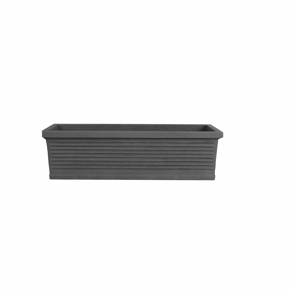 Cheonda - Garden Italia Balconetta Millerighe GBM 78×22 cm in Resina – Made in Italy, Resistente al Gelo e Antiurto