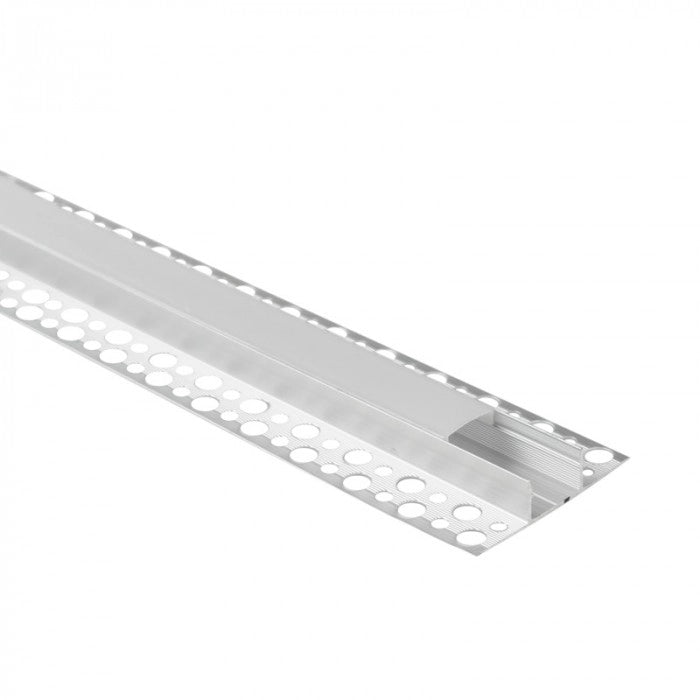 Profilo LED GNS02 da superficie anodizzato opale 2m Ecolight