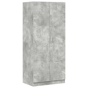 Armadio Grigio Cemento 80x52x180 cm in Legno Multistrato CFW7773552