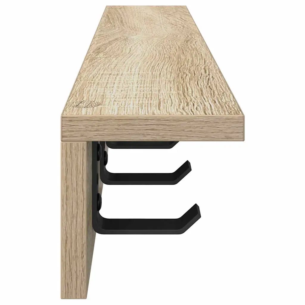 Appendiabiti a muro Rovere Sonoma 60 x 10,5 x 10,5 cm CFW8439722