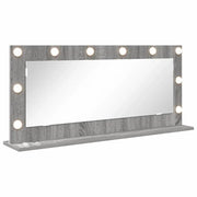 Specchio da Vanit¨¤ Rettangolare Grigio Sonoma 100 x 45 x 18 cm