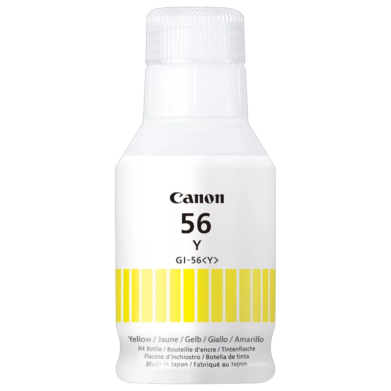 CANON GI-56Y GIALLO (4432C001) - CARTUCCIA ORIGINALE 135ML x GX3050 / GX4050 / GX5050 / GX6050 / GX7050