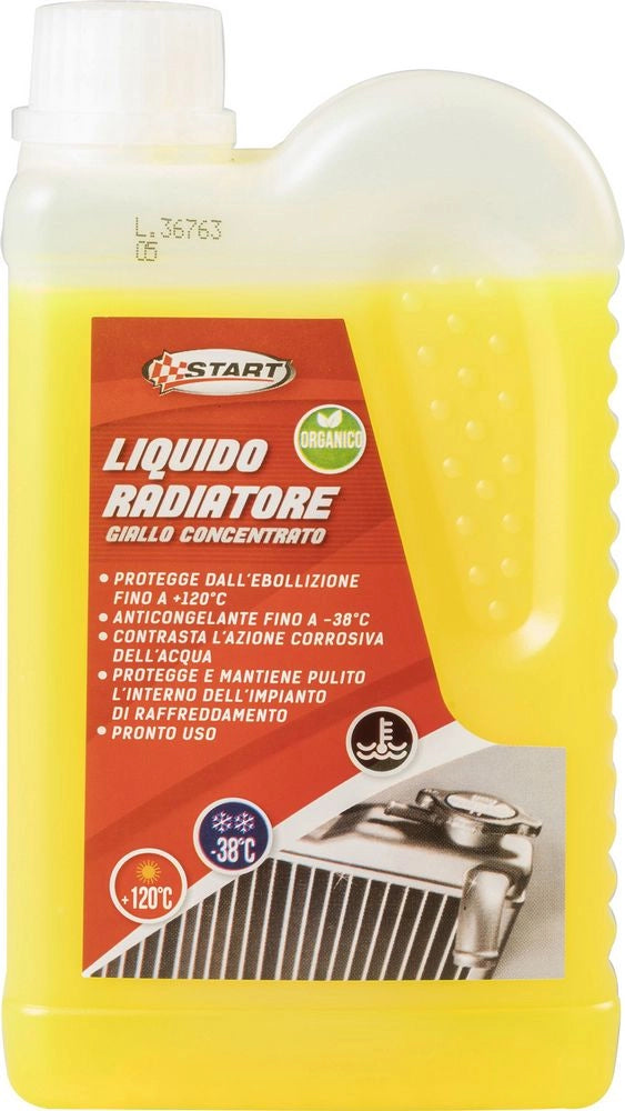 START- Antigelo Giallo -38Â°C 500 ml, Sicurezza per Radiatori Auto