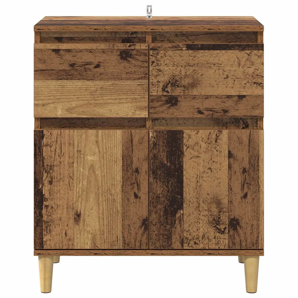 Credenza | Madia | Buffet da pranzo | Armadio da pranzo Legno vecchio 60 x 35 x 70 cm Legno multistrato