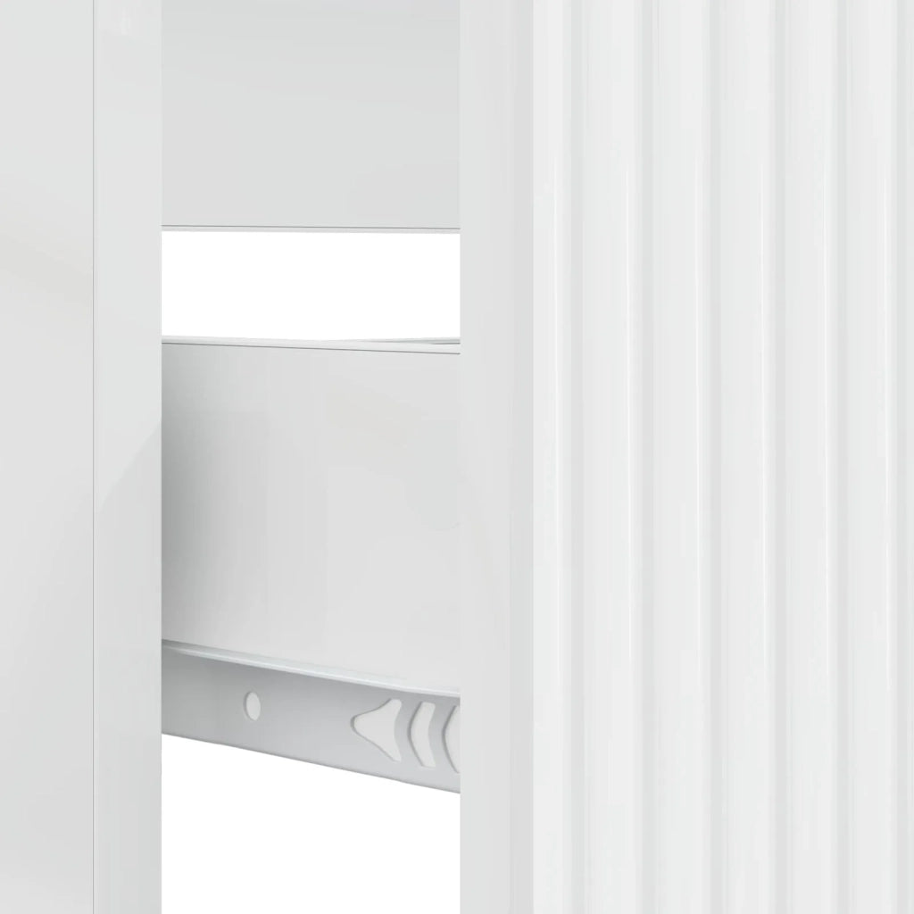 Armadio per Lavabo da Bagno ARNHEM Bianco Lucido 896579