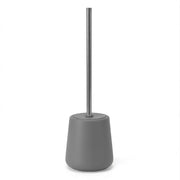 Porta scopino grigio da appoggio in ceramica antibatterica Sidney