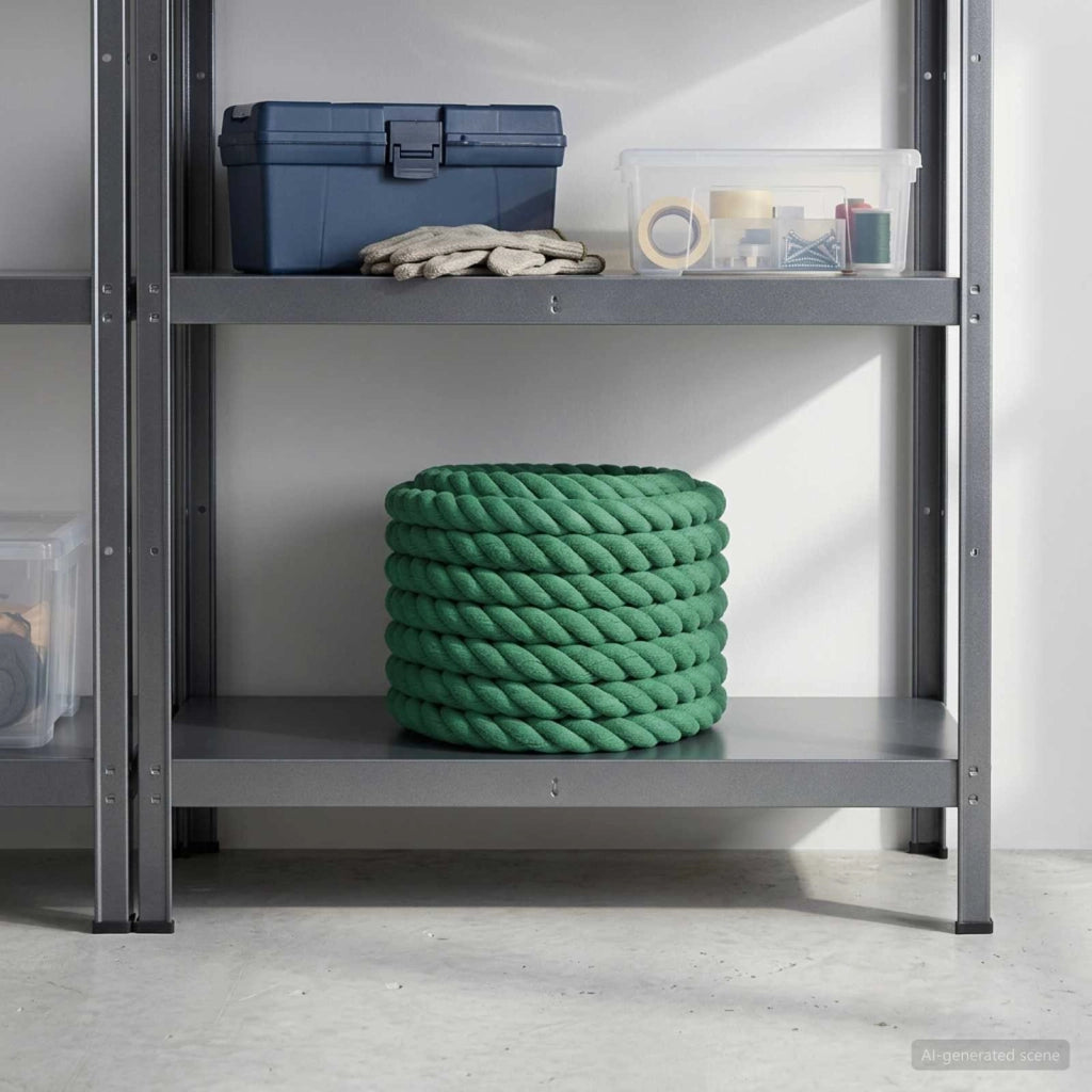 Corda di Cotone 30 mm 25 m Verde 100% Cotone 42011977