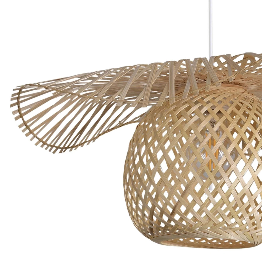 LÚZETE - LAMPADA DA SOFFITTO DI BAMBÙ PICCOLA E27 NALANI