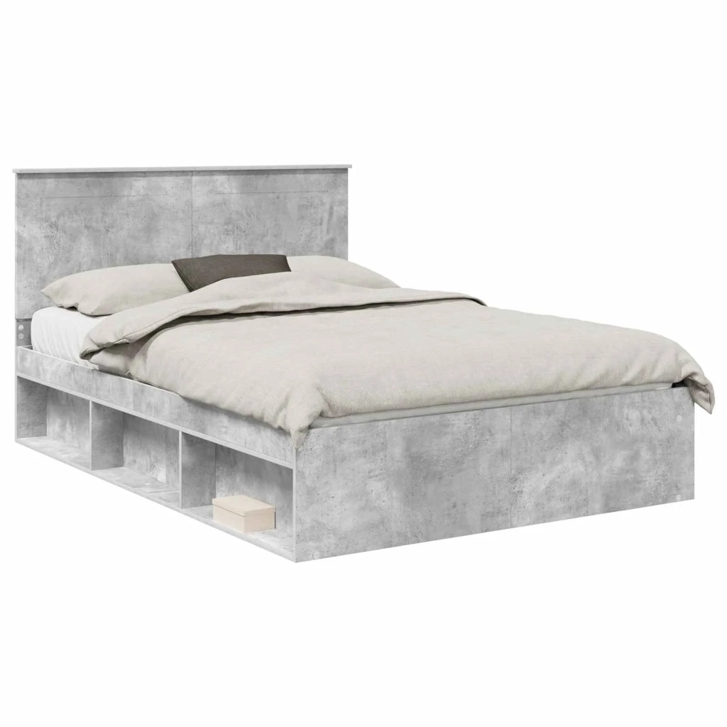 Struttura del letto-Giroletto-Rete del Letto Calcestruzzo 140 x 200 cm Pino massello 607949