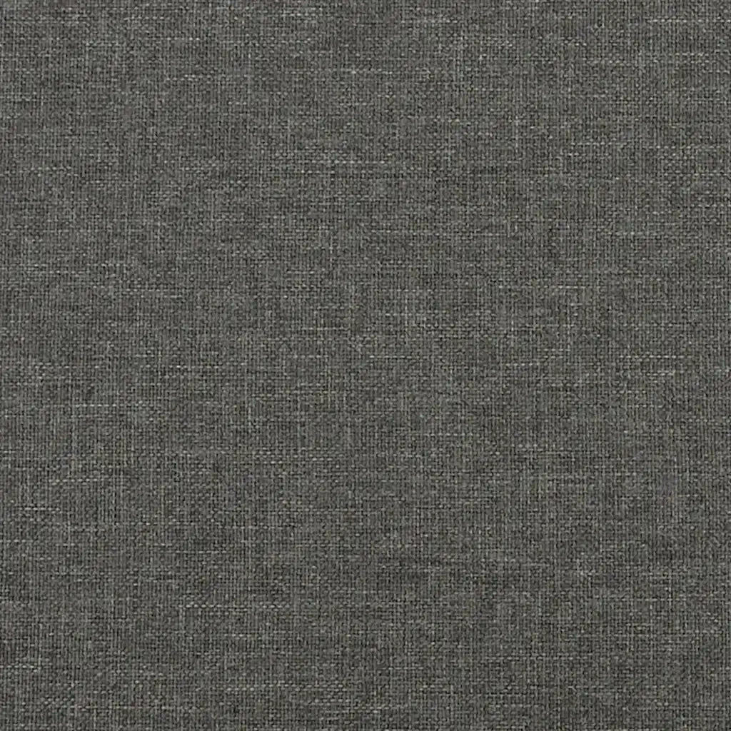 Giroletto a Molle con Materasso Grigio Scuro 120x190cm Tessuto 3270377