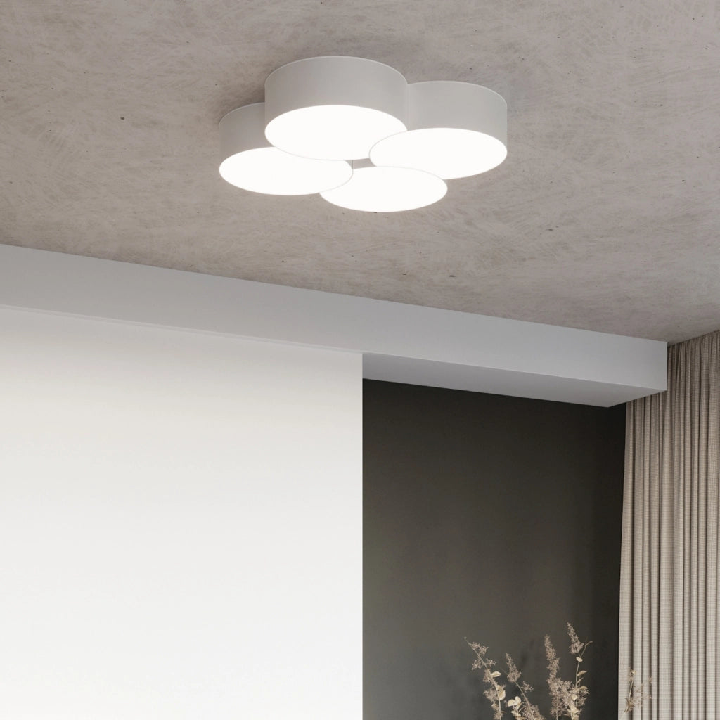 Lampada da soffitto CIRCLE 1 bianco