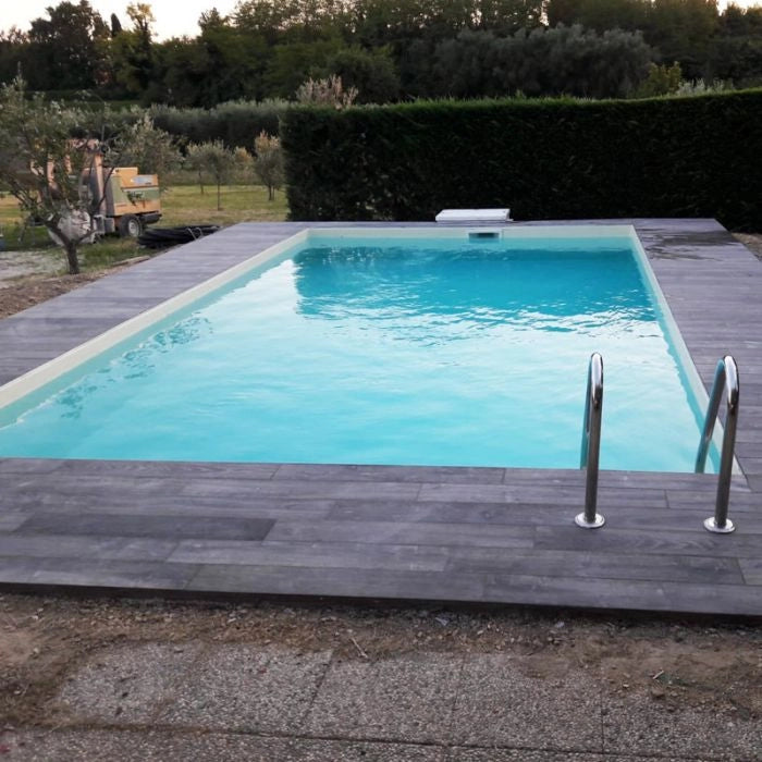 Piscina interrata ITALIKA® EASY in pannelli d'acciaio 5,00 x 3,00 h1,20 m