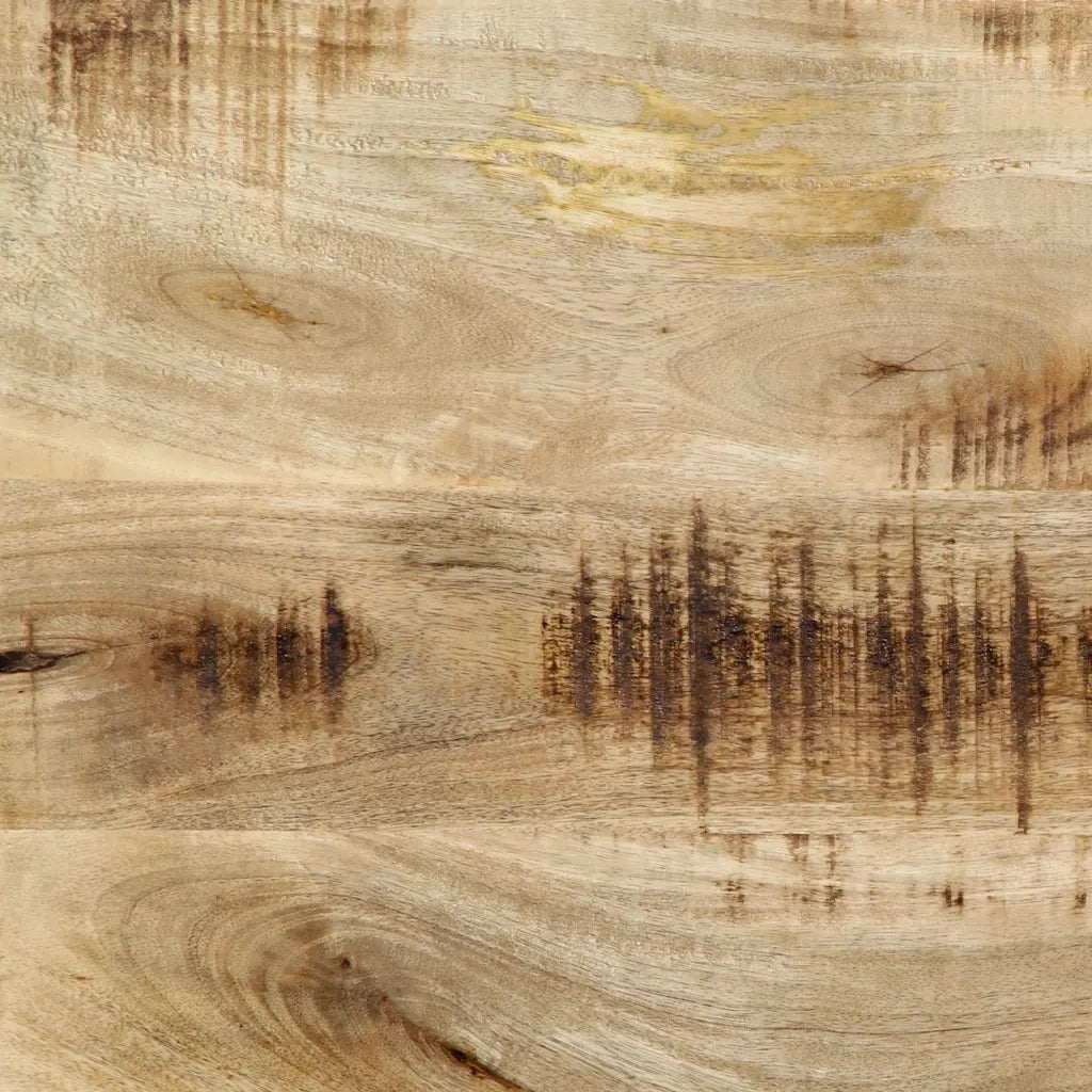 Testiera | Testata 120 cm in Legno Massello di Mango e Ferro