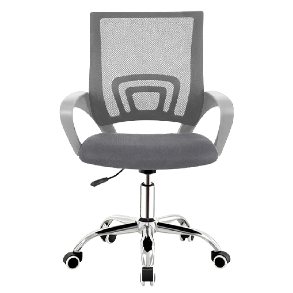Sedia da Scrivania Ufficio ergonomica girevole imbottita Schienale a rete Bianca TAMPA