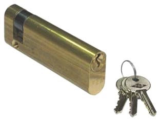 MEZZO CILINDRO OVALE PER MANIGLIONI ANTIPANICO NF150  mm.76 decentrato (60x16) (NF150)    NUOVA FEB