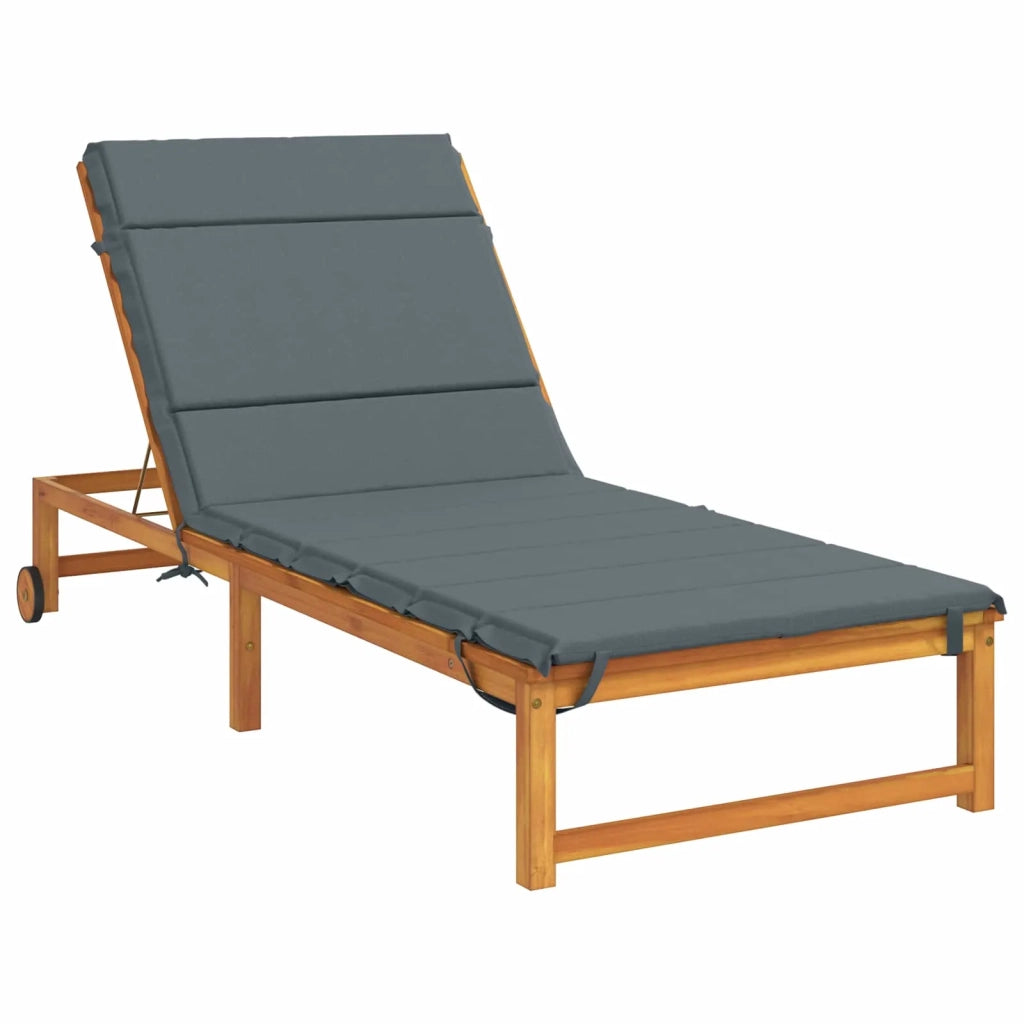Cuscino per Lettino GEMERT 100% Poliestere Blu 200 x 70 x 3 cm 948534