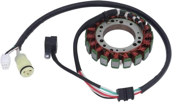 Avvolgimento Stator Magnetico - Avvolgimento Stator Generatore - Riduzione del Perdita Magnetica - Sostituzione per Kodiak 400 450 - Grizzly 400 450 ATV
