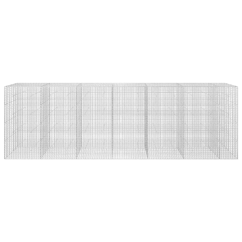 Gabione con filo da 5 mm e rete da 5x5 cm 650x30x200 cm 3464215