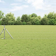 Recinzione con Posto Argento 0,4 x 50 m Acciaio e PVC 3350534