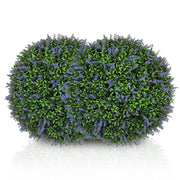 Palle topiaria artificiale 2 pezzi ¨C Minimal ¨C viola e verde ?42 cm