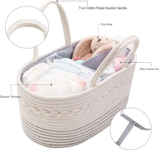 Organizzatore multifunzionale per la cura dei bambini per pannolino e accessori