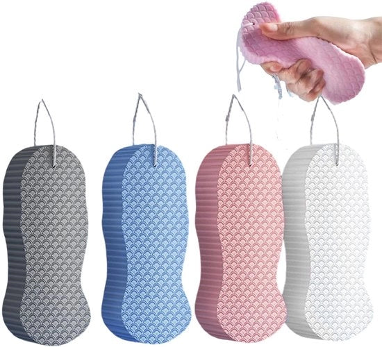 Set di 4 Spugne per Peeling per Pelli Mortificate
