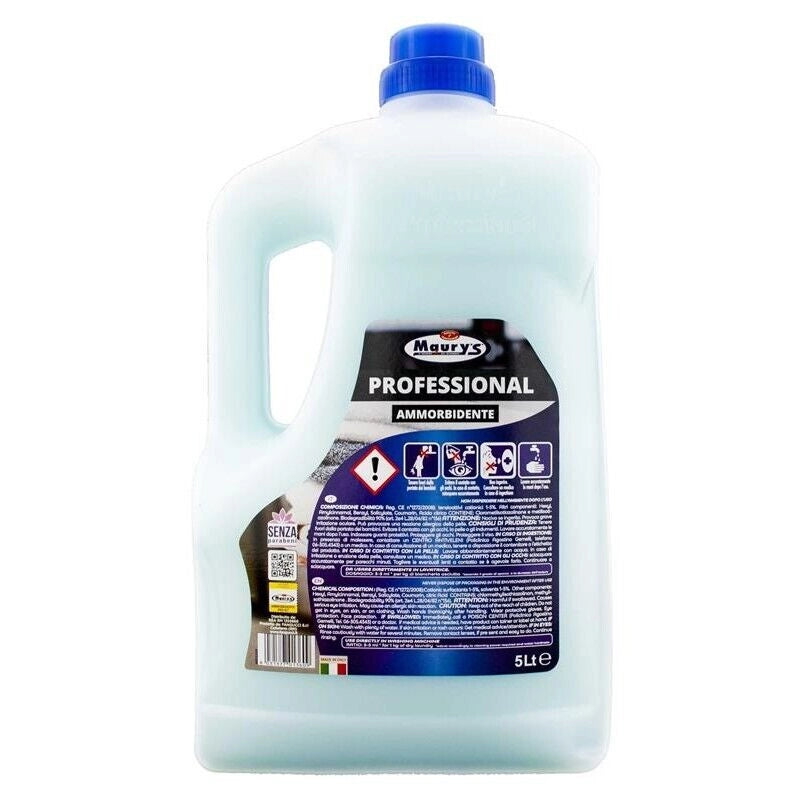 KIT SET 3 PZ MAURY'S PROFESSIONAL 5LT AMMORBIDENTE BLU SENSATION