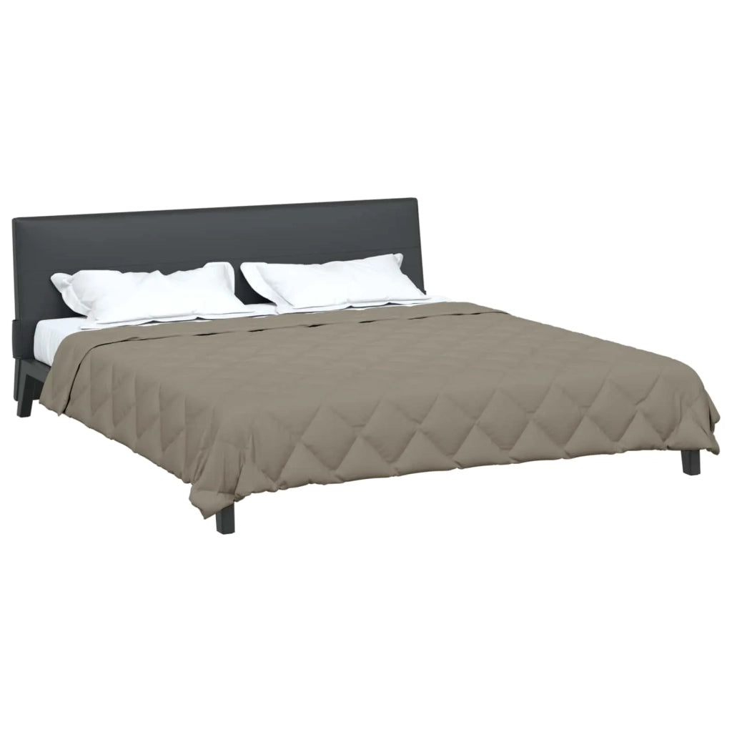 Piumone | Duvet Completo Annuale Grigio chiaro 200 x 200 cm Microfibra
