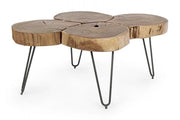 Tavolino 90x60x40h cm Orbital Log