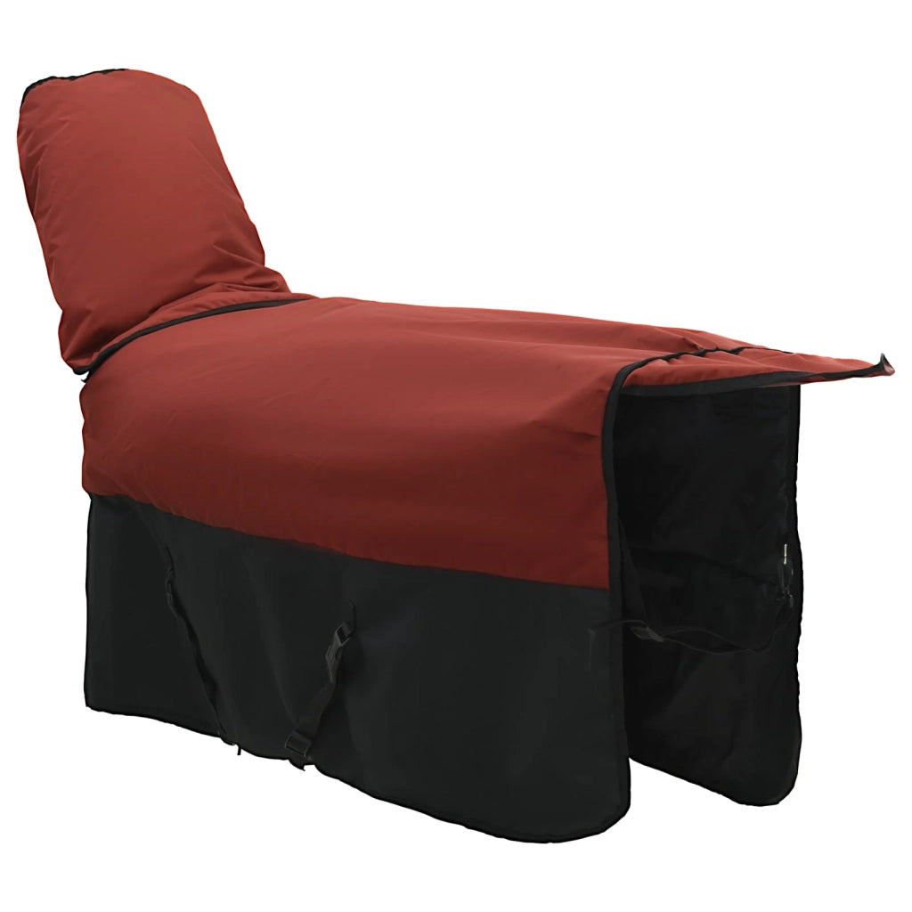Coperta per Cavalli Verde Scuro e Nero 145 cm Poliestere 42013134