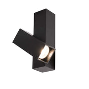 Faretto soffitto quadrato nero orientabile GU10 Shilo 8000