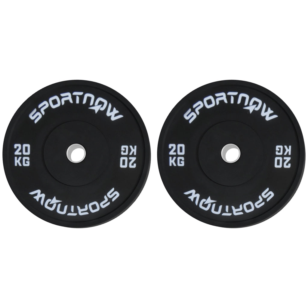 Set Dischi 20kg ¨C Minimal ¨C Nero 2 pezzi ?5cm