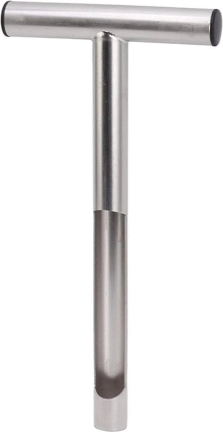 Strumento di test del suolo a T con maniglia portatile in acciaio inossidabile per la raccolta di campioni di suolo - Sonde per la raccolta di campioni di suolo (30 cm)
