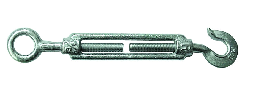TENDITORE A OCCHIO E GANCIO PER FUNI  mm.10 (3/8) 20.00 pz