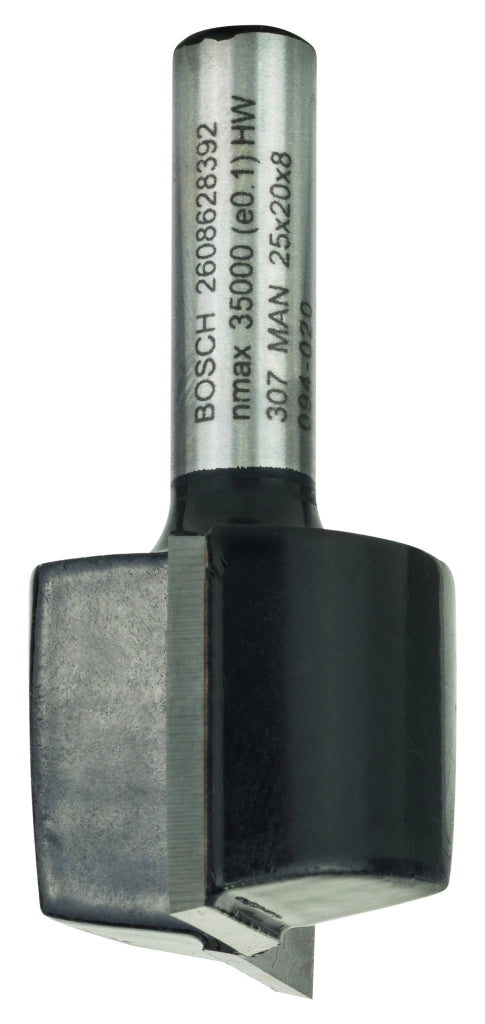 2608628392 - Fresa dritta, 8 mm, D1 25 mm, L 20 mm, G 51 mm 8 mm, D1 25 mm, L 20 mm, G 51 mm
